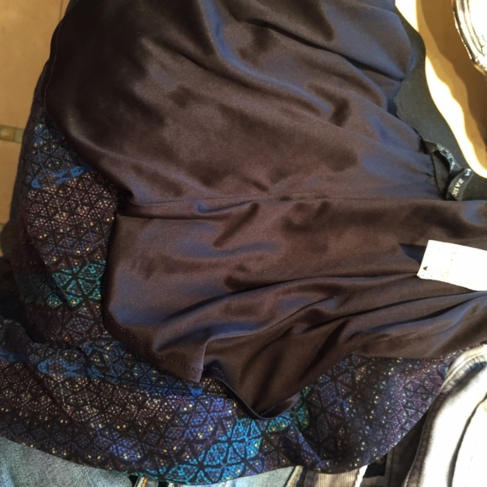 Zara Basic Flowy Patterned Pants - Picture 4 of 4